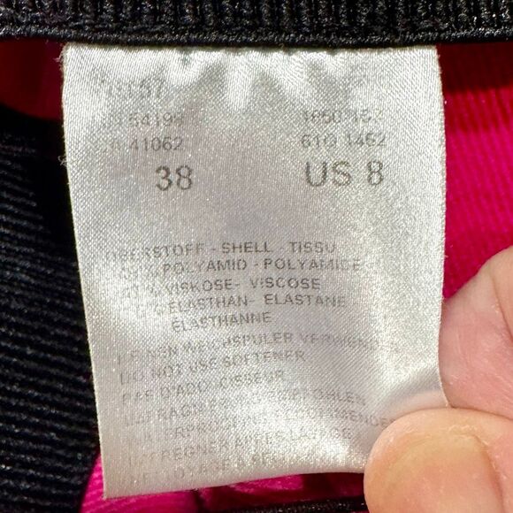 Bogner Hot Pink Stirrup Ski Pants. Size 8. - Picture 6 of 8